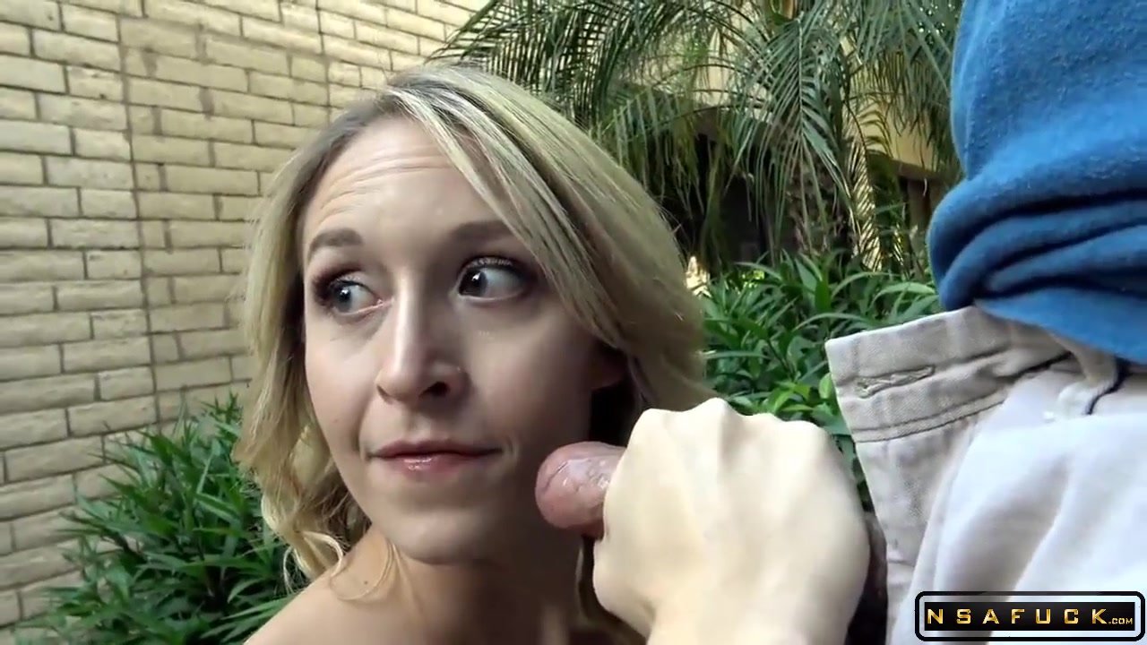 Kinky Blonde Milf Fingers Herself And Fucks A Dick In Public