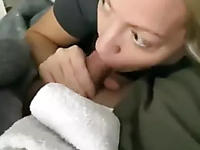 Horny Amateur Wife Wakes Up Her Husband With A Sexy Blowjob