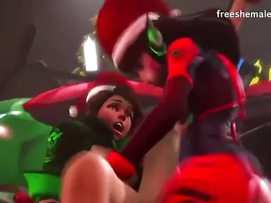 NEW 3D Shemale FUTANARI 2023 Game Sex Animations Part 3