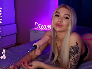 Blonde angel in my dream
