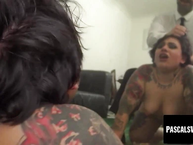 BBW with tattoos is intensely fucked in all her sweet spots