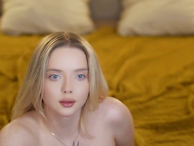 tiny blonde fucks tight creamy pussy