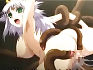Princess hentai with bigboobs drilling by tentacles and squirting cum