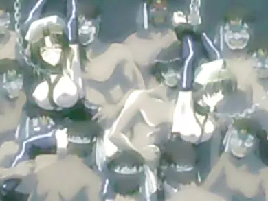 Chained hentai maids groupsex by ghetto bandits